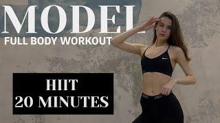 ЖИРОСЖИГАЮЩАЯ ТРЕНИРОВКА от модели / FAT BURNING HIIT WORKOUT with model / как быстро похудеть