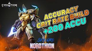 Nordthion Accuracy Crit Build Test | Eternal Evolution