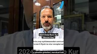 2024 Dolar/Euro Kur Tahmini Kaç? İslam Memiş Yanıtlıyor! #a1capital #borsa #dolar #euro #kur #2024