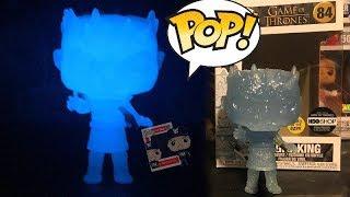 Game Of Thrones Night King Glow In The Dark HBO Exclusive Vinyl Figure Unboxing Review Glow Test