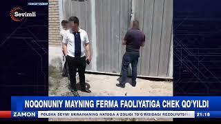 Noqonuniy mayning ferma faoliyatiga chek qoʻyildi