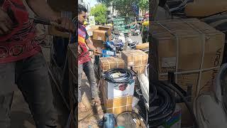350 BAR TRIPLEX PLUNGER PUMP WITH MARATHON MOTOR  CONTACT ️ 9726255752 ️