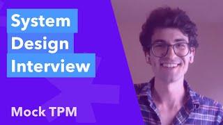 System Design (TPM) Mock Interview: Twitter API