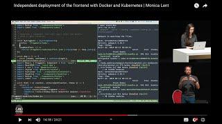 Independent deployment of the frontend with Docker and Kubernetes | Monica Lent