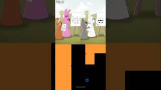 Draw On My Back Challenge (Incredibox Sprunki Oren x Pinki vs Gray x Wenda) | Blue Bouncing Square