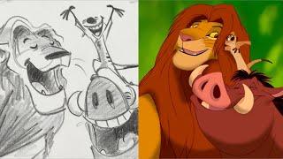 Hakuna Matata Storyboard Side by Side