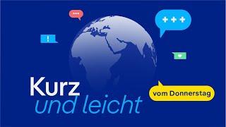 Deutsch lernen mit Videos | Kurz und leicht vom 21.11.2024 | mit deutschen Untertiteln