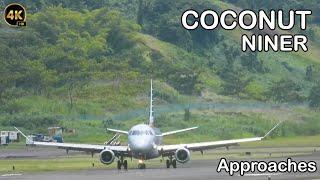 PLANESPOTTING Dominica || Niner "COCONUT" Approaches || E175 - AC50 | ISLAND Aviation 