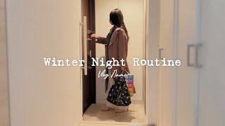 【winter night routine】hurry home on cold day | living alone in Japan VLOG