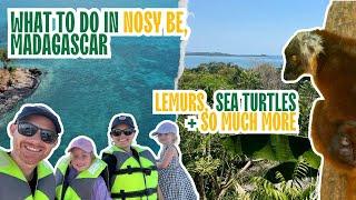 The Best Day in Nosy Be, Madagascar! Lemur Encounters, Island Adventures & Giant Sea Turtles