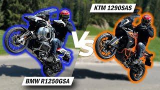 BMW R1250 GSA vs KTM 1290 SAS | Big ADV Flagship Battle - Which one is the best?