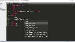 How to Use JSON Data with PHP