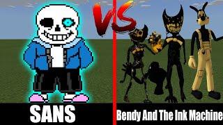 Sans vs. Bendy and the Ink Machine | Minecraft (EPIC BATTLE)