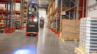 Automated Trucks for indoor use – Linde Automation at Fagerhult | Linde Material Handling [EN]