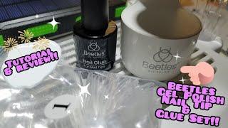 VIRAL BEETLES KIT||Nail Tips & Glue Gel||Review & Tutorial!!