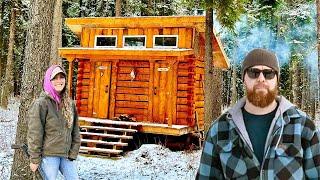 Building a DREAM Sauna in REMOTE Alaska with Timber from Our Property