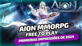 AION: JOGO FREE TO PLAY - PRIMEIRAS IMPRESSÇÕES DE 2024!