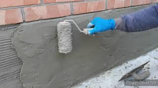 Eternal plaster of the basement for "nowhere cheaper" from cement and sand. part 1.