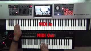 Roland Fantom G to Midi Controller Performance set up