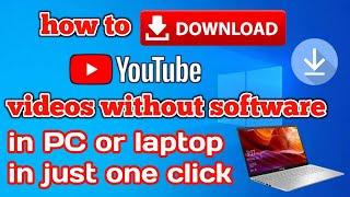 how to download youtube video directly in pc laptop ||pc laptop me youtube video kaise download kare