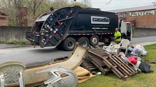 Casella Waste Garbage Truck VS Heavy Spring Bulk