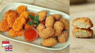 Ala Fiesta & Kanzler: Resep CHICKEN NUGGET HOMEMADE, 100 % Daging Asli [Bisa Jadi Stok Frozen]