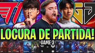 FAKER SACA AKALI EN LA LOCURA DE PARTIDA! - T1 vs GEN Game 3 SEMIFINAL WORLDS 2024 IBAI ESPAÑOL