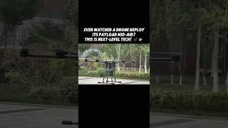 Ever watched a drone deploy its payload mid‑air? This is next‑level tech!  #Drone  #dronetech
