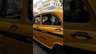 Yellow taxi ride in Kolkata   #short #india #travel