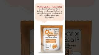 Oral Rehydration Salt(ORS) : uses, composition, instructions on how to use ORS#health#dehydration