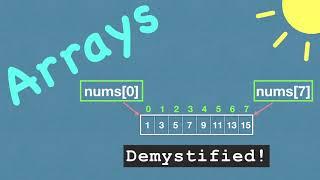 Introduction to Arrays | Beginners tutorial!