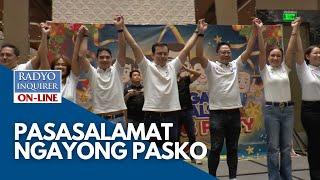 Ex-Manila Mayor Isko Moreno, Chi Atienza, nakisaya sa barangay officials ng lungsod ngayong Pasko