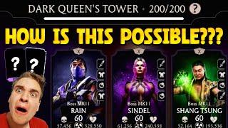 MK Mobile. Fatal Dark Queen's Tower Battle 200 on Beginner Account. WHAT ARE THE CHANCES???