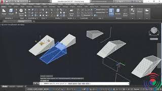 Autodesk AutoCAD: How to use 3D Move Command in Autodesk AutoCAD