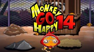 Игра "Счастливая Обезьянка 14" (Monkey GO Happy 14) - прохождение