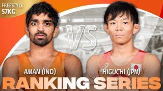 Rei HIGUCHI (JPN) vs. Aman AMAN (IND) | 2024 Hungarian Ranking Series | Gold Medal | FS 57Kg