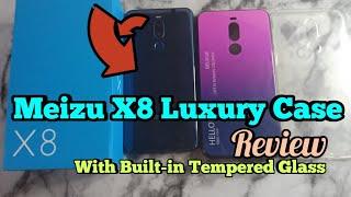 Meizu X8 Case Review | Rezzol Tempered Glass Silicone Bumper Hard Back Cover+Luxury Gradient+TPU