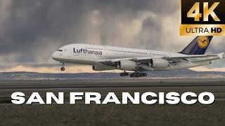 Flight Simulator RTX 4080 Stunning A380 Landing SFO