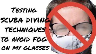 Never get fog on your glasses again | Crazydivers