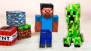 Minecraft Toys from Paper - Origami Papercraft Free Templates