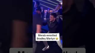 Merab wrestled Bradley Martyn  (via merab.dvalishvili/IG)