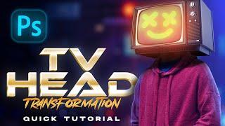 How to transform yourself into a TV Head? (Photoshop Tutorial)