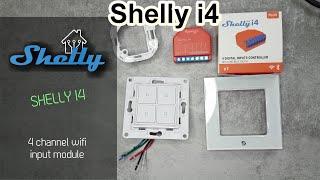 Shelly i4: 4 gang wifi input module