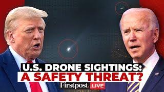 US Mystery Drone Sightings LIVE | Drones Over US Show Gaps in Airspace Security: Top Trump Adviser