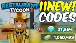 ️ JANUARY!! 2025 ️ RESTAURANT TYCOON 2 CODES - ROBLOX RESTAURANT TYCOON 2 - RESTAURANT TYCOON 2