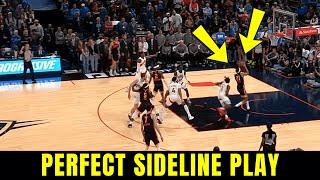 ONE PASS Sideline Out of Bounds Play