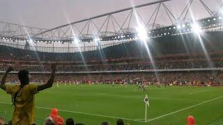 Saka Penalty v Fulham: Arsenal Crowd go WILD!!