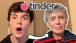 I CATFISHED Tinder as a GRANDPA...