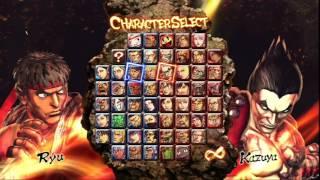 Street Fighter X Tekken: Character Select. (Música)