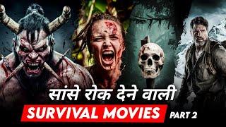 Top 7 Watch Deadliest Survival Movies in Hindi | Best Deadly Survival Movies in the World Part 2